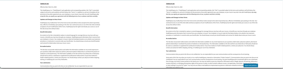Desktop Top of Page- Before and New